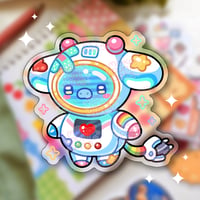 Transparent Sticker - Robocow