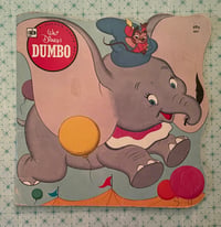 Image 1 of Vintage Disney's Dumbo Shape Book