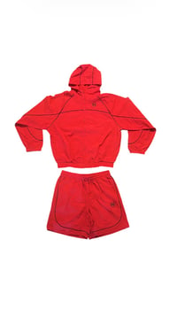 Image of Hustle Windbreaker (Red)