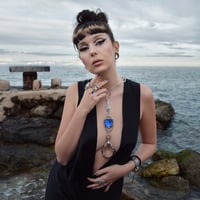Image 3 of Blue at Heart Necklace