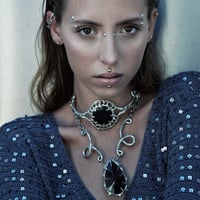 Image 2 of Black Ritual Choker Necklace