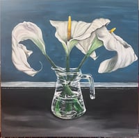Image 1 of Arum Lillies Painting