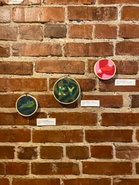 Image 3 of Original Hand Embroidery Artwork - Secret Letters - “KY” (Green)