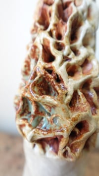Image 3 of Morel Mushroom Incense Cone Holder #1