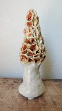 Image 4 of Morel Mushroom Incense Cone Holder #1