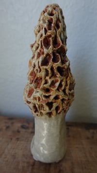 Image 7 of Morel Mushroom Incense Cone Holder #2