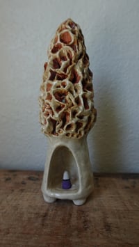 Image 5 of Morel Mushroom Incense Cone Holder #2