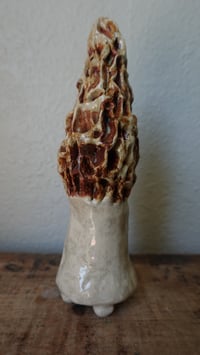 Image 2 of Morel Mushroom Incense Cone Holder #3