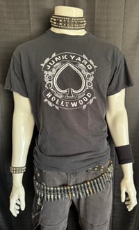 Image 1 of Stevie Rachelle "Stage Worn / Junkyard" men's tour tee XL Tee includes a Free signed CD