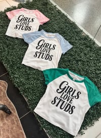 Girls Love Studs Crop Tops 
