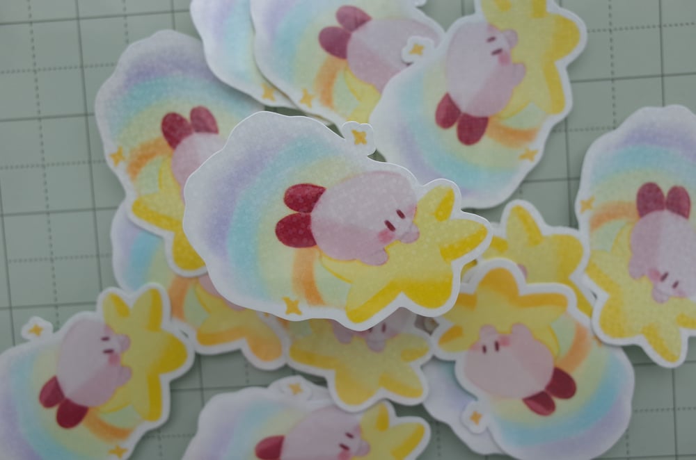 Image of Kirby Star vinyl sticker