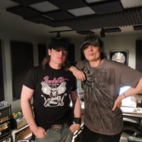 Image 4 of Stevie Rachelle "Stage Worn / Paunchy Cats" men's Lrg tour tee includes a Free CD