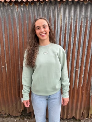 Image of Spirit of ‘58  sweatshirt in eucalyptus green