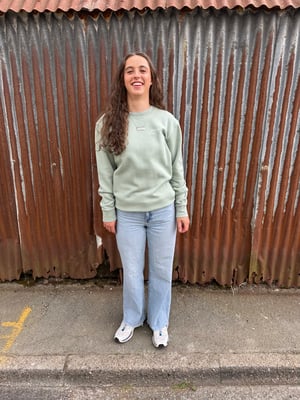 Image of Spirit of ‘58  sweatshirt in eucalyptus green