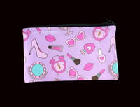 Image 2 of Colorful Handmade Matching Set, beauty, makeup, lip, gift, zipper, book, lanyard, notepad