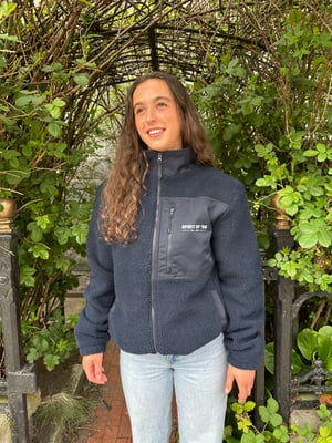 Image of Spirit of 58 Recycled Sherpa Fleece Navy 