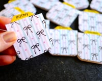 Image 1 of Handmade Magnetic School Subject Tabs, dividers, subject, notebook, gift, bows