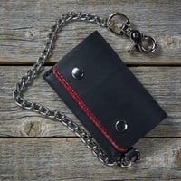 Image 1 of The GrimWolf Nomad - Black/Red/Black/Nickel