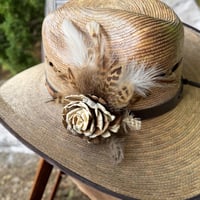 Image 3 of Rustic Rose Hat Pin