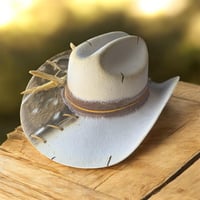 Image 3 of Axis Hide Hat and Horn Fascinator