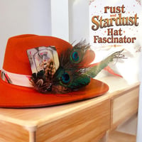 Rust and Stardust  Fascinator
