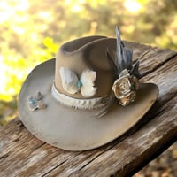 Image 1 of Hide and Quill Hat and Fascinator