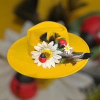 Image 1 of Ladybug Hat Fascinator