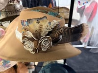 Rustic Rose Hat Fascinator