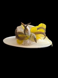 Image 2 of Lemon Tea Time Hat Fascinator