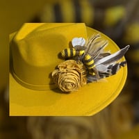 Image 1 of Busy Bee Hat Fascinator