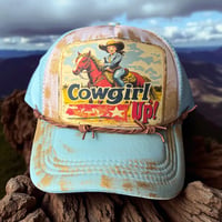 Image 1 of Cowgirl Up! Trucker Hat