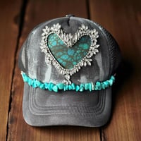 Image 1 of Turquoise Is Love Trucker Hat
