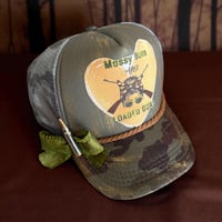 Image 3 of Messy Buns and Loaded Guns Trucker Hat