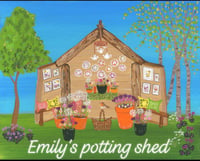Image 2 of 'Emily's Potting shed' limited edition print 