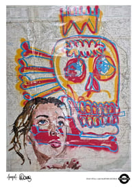 Image 1 of A3 Giclée Art Print — STAY STILL… — collaboration with Anna Schellberg and Marc Craig