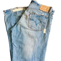 Image 1 of Men's Levi's 527 Vintage 2005 Jeans , Sz 34/ 34,  Low rise , boot cut, 100% Cotton, Med wash