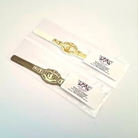 Image 2 of Retro Belts Series 1 - 1x White Inter & Gold Inter Belt Set