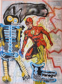 Image 1 of SUPER LOVE…— original artwork — collaboration with Mick Connor and Marc Craig