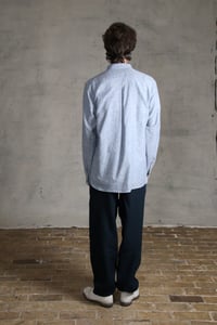 Image 15 of BED SHIRT - blue chambray