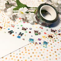 Animal Crossing Clear Villager Washi Tape