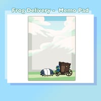 Image 1 of Frog Delivery  -  Memo Pad