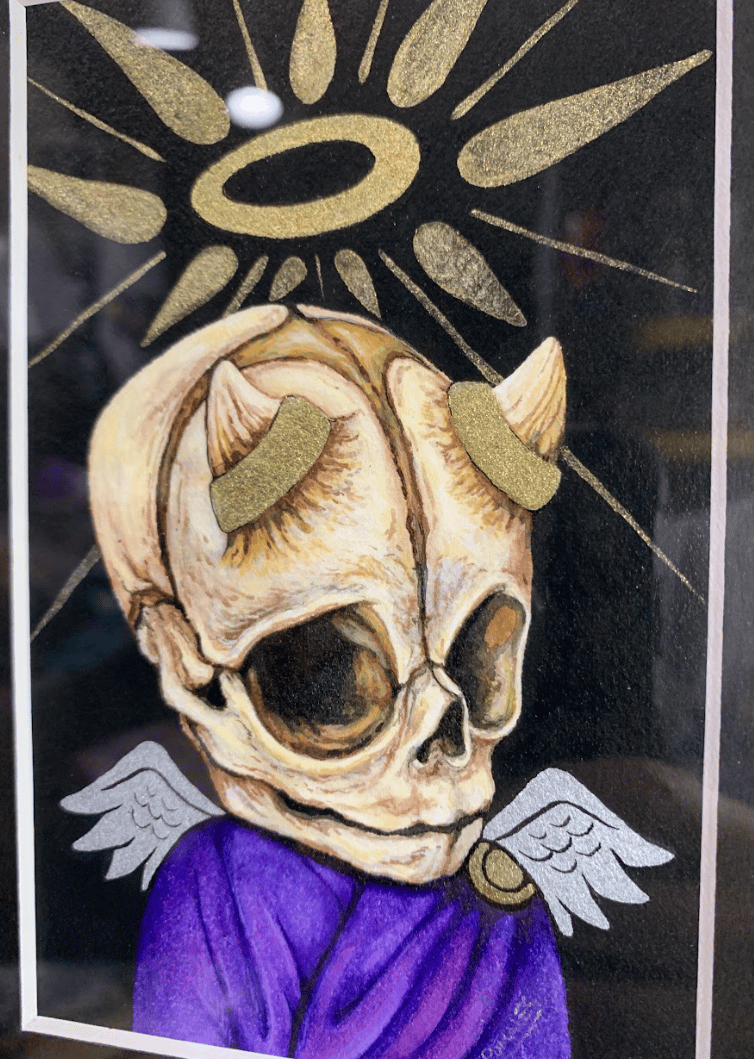 Image of LITTLE ALEXANDER original watercolor and ink painting