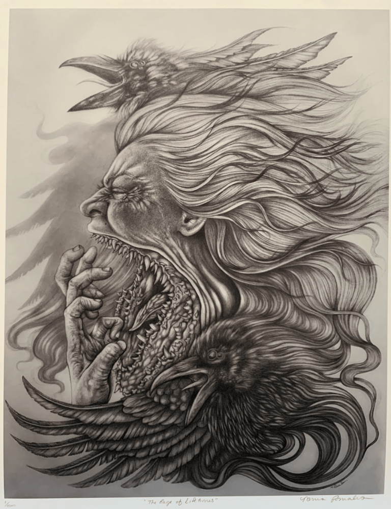 Image of THE RAGE OF LIFETIMES print