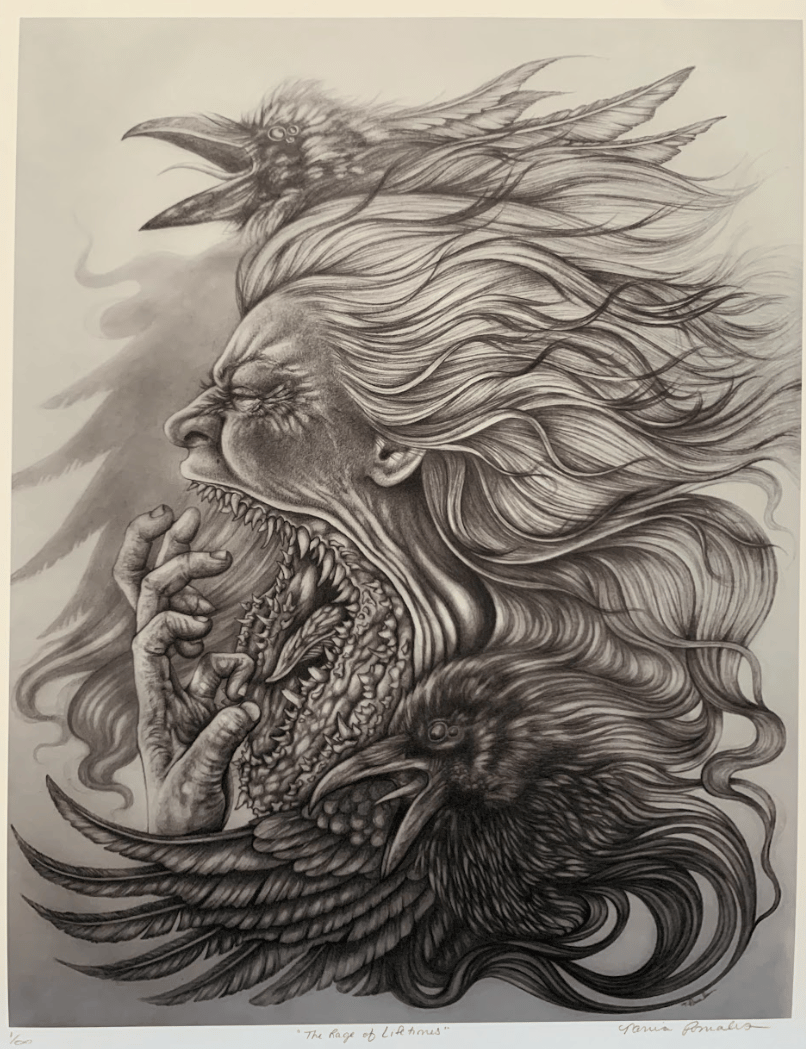 Image of THE RAGE OF LIFETIMES print