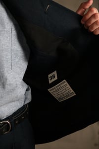 Image 13 of Clayton Gilet linen - Dark Navy
