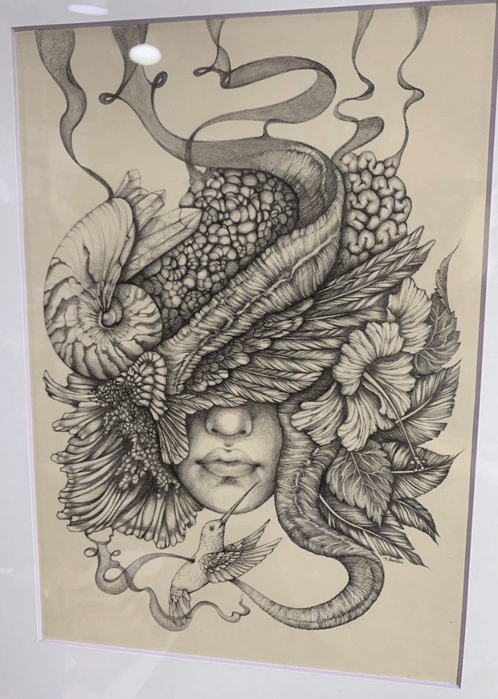 Image of DECADENT OBSCURITY original graphite drawing