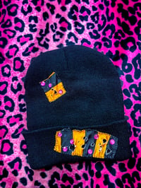 Image 3 of Orange Squeak Beanie
