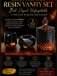 Image 1 of Resin Vanity Set