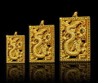24k Chinese Dragon Pendant