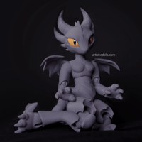 Image 2 of NEW DESIGN Dragoness - 1/6 Resin Cast BJD